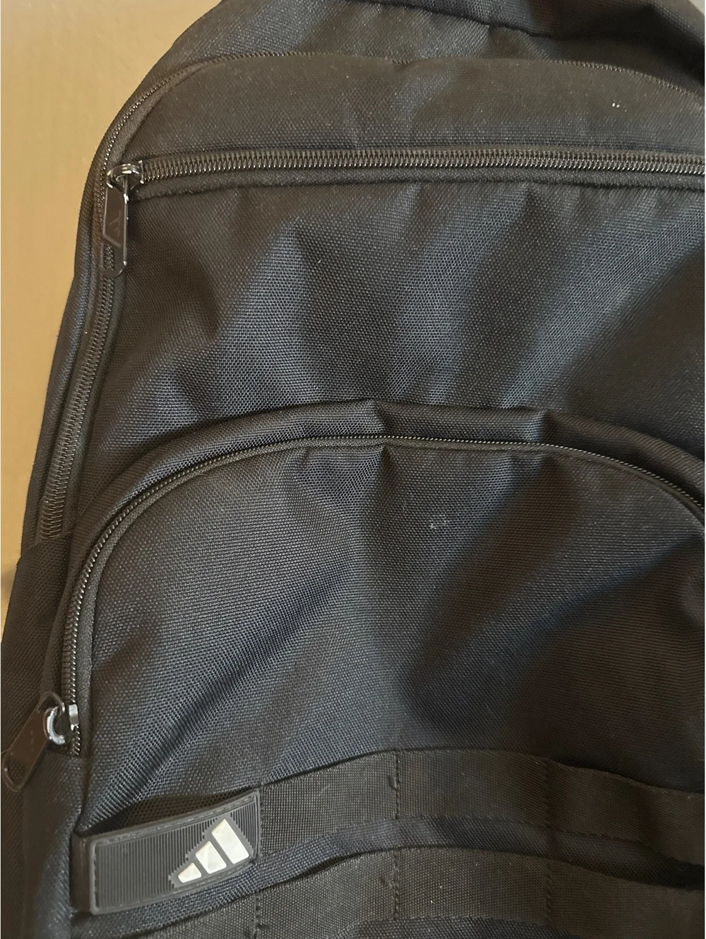 Adidas Black Durable Backpack with Multiple Compartments